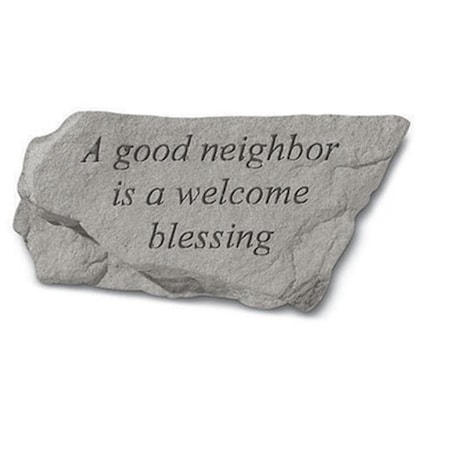 Kay Berry - Inc. A Good Neighbor Is A Welcome Blessing - Garden Accent - 6 Inches x 3 Inches KA313545